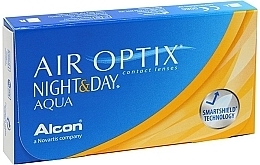 Contactlenzen, 8,4 kromming, 6 stuks Alcon Air Optix Night & Day Aqua 