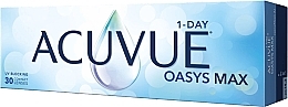 Contactlenzen, radius 9.0, voor één dag, 30 stuks. Acuvue 1-Day Oasys Max