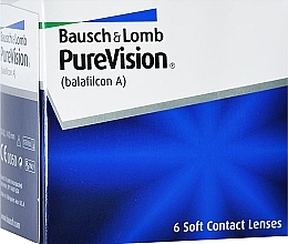 Contactlenzen, radius 8.6 mm, 6 stuks Bausch & Lomb PureVision