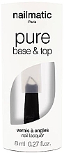 Basis en Toplaag Nailmatic Pure 2 In 1 Base & Top Coat