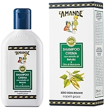 Crèmeshampoo voor vet haar L'amande Marseille Shampoo Crema