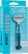 Shaving Razor with 4 Refill Cartridges Gillette Venus