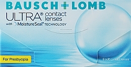 Contact Lenzen, kromming 8.5 mm, Low, 6 st Bausch & Lomb Ultra For Presbyopia