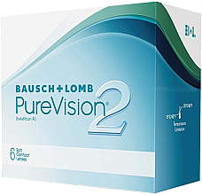 Contactlenzen, radius 8.6 mm, 6 stuks Bausch & Lomb PureVision 2