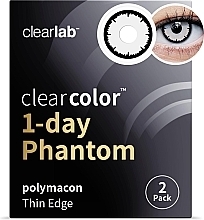 'Angelic White', 2 stuks Clearlab ClearColor 1-Day Phantom