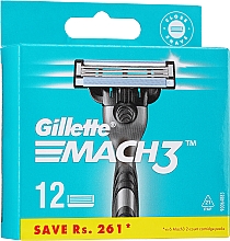 Shaving Razor Rifills, 12 pcs. Gillette Mach3 XXL