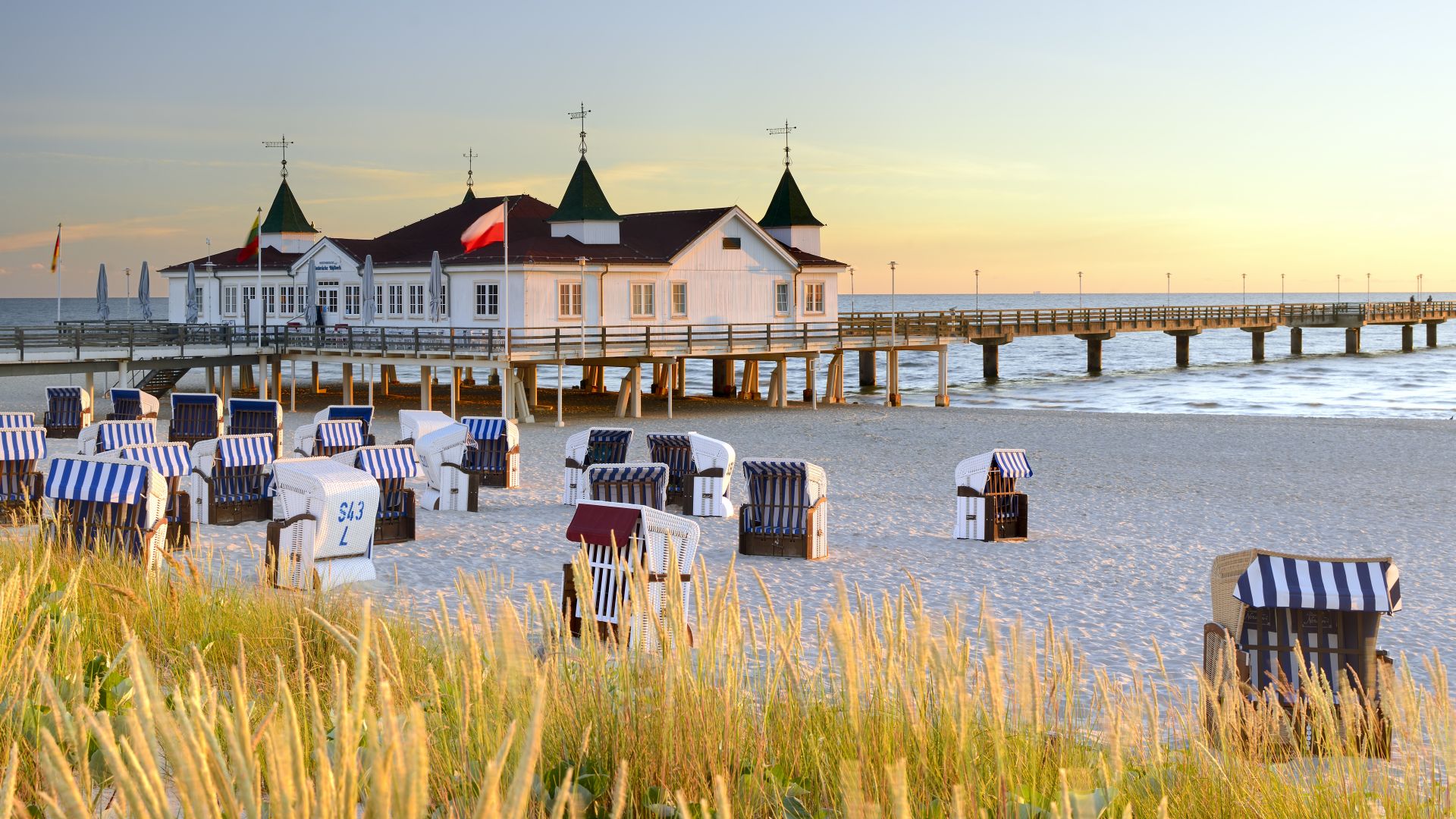 Ahlbeck: Seebrücke auf der Ostseeinsel Usedom