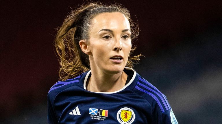 Caroline Weir is back in the Scotland squad after injury 