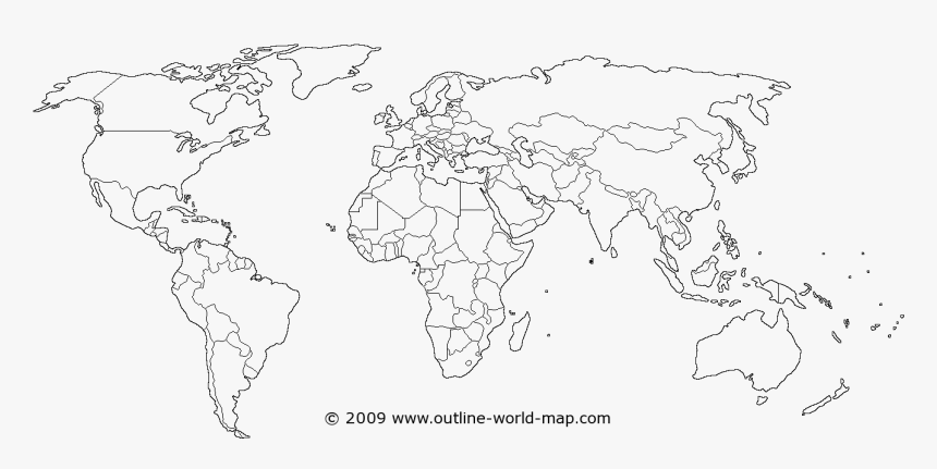 High Resolution World Map Printable