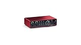 Focusrite Scarlett 2i2 4. Gen USB-Audio-Interface, Komposition, Streaming und Podcasting — Aufnahmen in HiFi-Studioqualität und sämtliche Software, die Sie zur Aufnahme brauchen