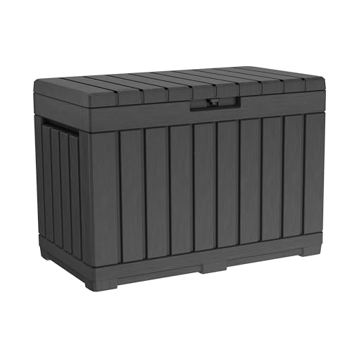 Koll Living Gartenbox, 190 Liter Stauraum, anthrazit - kompakte...