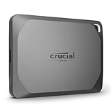 Crucial X9 Pro SSD 1TB Portátil, Velocidades de Lectura/Escritura de hasta 1050MB/s, Resistencia al agua y al polvo (IP55), Disco Duro Sólido Externo SSD, USB-C 3.2 - CT1000X9PROSSD902