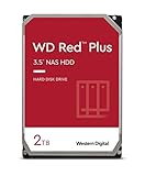 WD WD20EFAX RED Disco duro 3.5' para dispositivos NAS 5400 RPM Class 2TB, SATA 6 Gb/s, CMR, 64MB Cache, Rojo