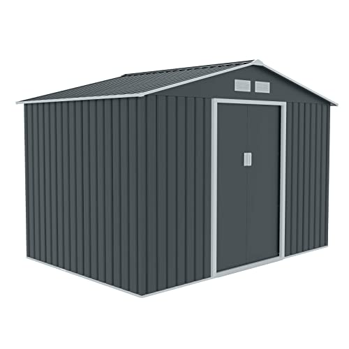 HATTORO S200 XXL Metall Gerätehaus 277x191x192cm Geräteschuppen...