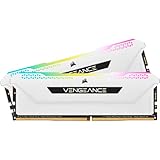 CORSAIR Vengeance RGB Pro SL 32GB (2x16GB) DDR4 3600 (PC4-28800) C18 1.35V Módulos de Memoria de Alto Rendimiento - Blanco