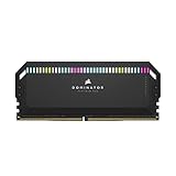 Corsair DOMINATOR PLATINUM RGB DDR5 32 GB (2 x 16 GB) 5600MHz C36 Memoria per Desktop (Regulación de voltaje integrada, Refrigeración DHX patentada, 12 LEDs CAPELLIX RGB, Optimizadas para Intel) Negro