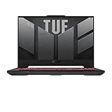 ASUS TUF Gaming A15 FA507NV - Ordenador Portátil Gaming de 15.6' Full HD 144Hz (AMD Ryzen 7 7735HS, 16GB RAM, 1TB SSD, RTX 4060-8GB, Sin Sistema Operativo) Color Gris - Teclado QWERTY español