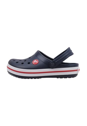 Crocs Unisex Kids Crocband Clog K, Navy/Red, 32/33 EU