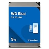 WD Blue - Disco duro para ordenadores de sobremesa de 3 TB (5400 rpm, SATA a 6 Gb/s, 64 MB de caché, 3,5') azul