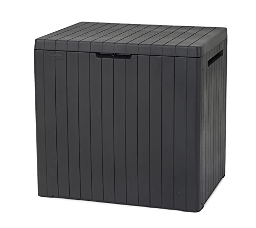 Keter City Box, Aufbewahrungsbox, dunkelgrau, Inhalt: 113L,...