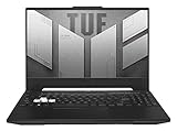 Asus TUF Dash F15 FX517ZM - Ordenador Portátil Gaming de 15.6' Full HD 144Hz (Intel Core i7-12650H, 16GB RAM, 512GB SSD, NVIDIA RTX 3060-6GB, Sin Sistema Operativo) Negro - Teclado QWERTY español