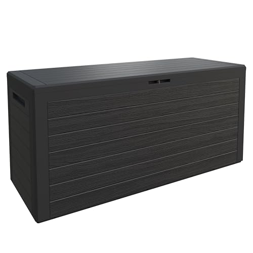 Casaria® Gartenbox 280L UV-beständig Griffmulden...