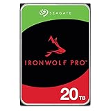 Seagate IronWolf Pro, 20 TB, Enterprise HDD NAS interno - CMR, SATA a 6 Gb/s, 7200 RPM, caché de 256 MB para almacenamiento conectado a red RAID, servicios Rescue, Paquete Abre-fácil (ST20000NTZ01)