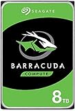 Seagate BarraCuda, 8 TB, disco duro interno, SATA de 6 Gbit/s, 3,5', 5400 RPM, caché de 256 MB para PC de escritorio (ST8000DM004)