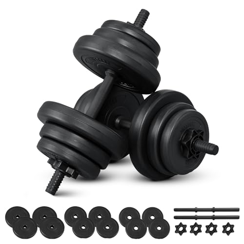 ArtSport 2er Hantelset 20kg - Kurzhantel Set mit 2 Kurzhanteln,...