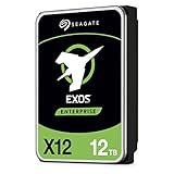 Seagate Exos, 12 TB, Disco duro interno, HDD empresarial, 3,5 in, 6 Gb/s, caché de 128 MB para empresas, centro de datos (ST12000NM0007)