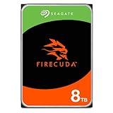 Seagate Technology FireCuda HDD de 8 TB, Disco Duro Interno - 3,5 pulgadas, CRM, SATA a 6 GB/s, 7200 rpm, 256 MB de caché, 300 TB, 3 años Rescue Services (ST8000DXZ01)