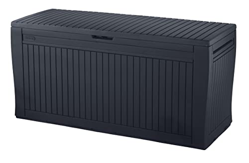 Koll Living Auflagenbox/Kissenbox 270 Liter Farbe : Graphit l...