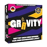 Gravity - Gesellschaftsspiel - Strategie und Wissensspiel - Quizspiel für Allgemeinwissen mit Freunden und Familie - Brettspiel für Erwachsene - 2 bis 8 Spieler