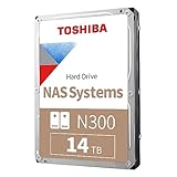 Toshiba 14TB N300 Internal Hard Drive – NAS 3.5 Inch SATA HDD Supports Up to 8 Drive Bays Designed for 24/7 NAS Systems, New Generation (HDWG480UZSVA)