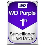 WD Purple - Disco duro para videovigilancia de 1 TB (Intellipower, SATA a 6 Gb/s, 64 MB de caché, 3,5')