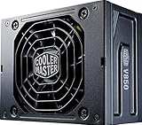 Cooler Master V850 SFX Gold,Fuente de Alimentación 850W 80 PLUS Fully Modular,PSU SFF/mini-ITX, Ventilador Silencioso FDB 92mm, Modo Semi-Fanless,Soporte SFX/ATX,Plug UE, 1 Unidad