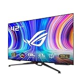 ASUS ROG Swift OLED PG42UQ - Monitor Gaming de 42 Pulgadas, Plano, 4K, 138 Hz, 0,1 ms (GTG), G-Sync, Micro Textura antirreflejos, DCI-P3 al 98%, 10 bits, HDMI 2.1, DisplayPort 1.4