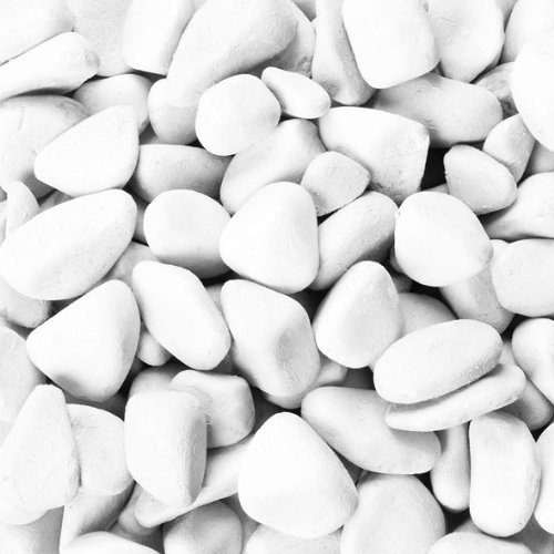 Eurosand Marbles 7-15mm gerundete Dekosteine 5 KG Weiss