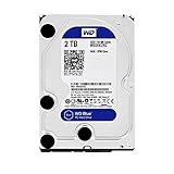 WD Blue - Disco duro para ordenadores de sobremesa de 2 TB (5400 rpm, SATA a 6 Gb/s, 64 MB de caché, 3,5') azul