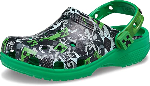 Crocs Unisex-Kinder Minecraft Classic Clog K, Multi, 33/34 EU