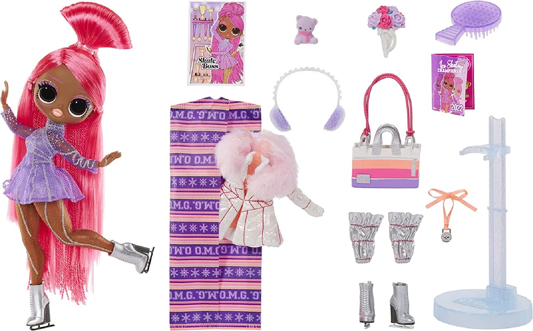 Buy L.O.L. Surprise! Sports Fashion Doll Skate Boss with 20 Surprises ...