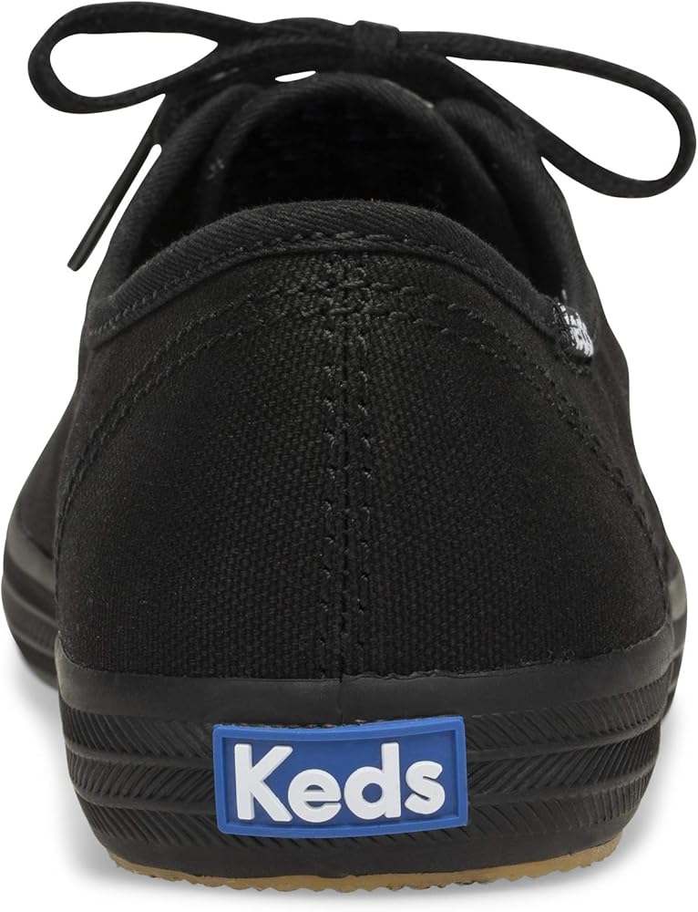  | Keds Women's Champion Original Canvas Lace-Up Sneaker,  Black/Black, 5 M US | Fashion Sneakers