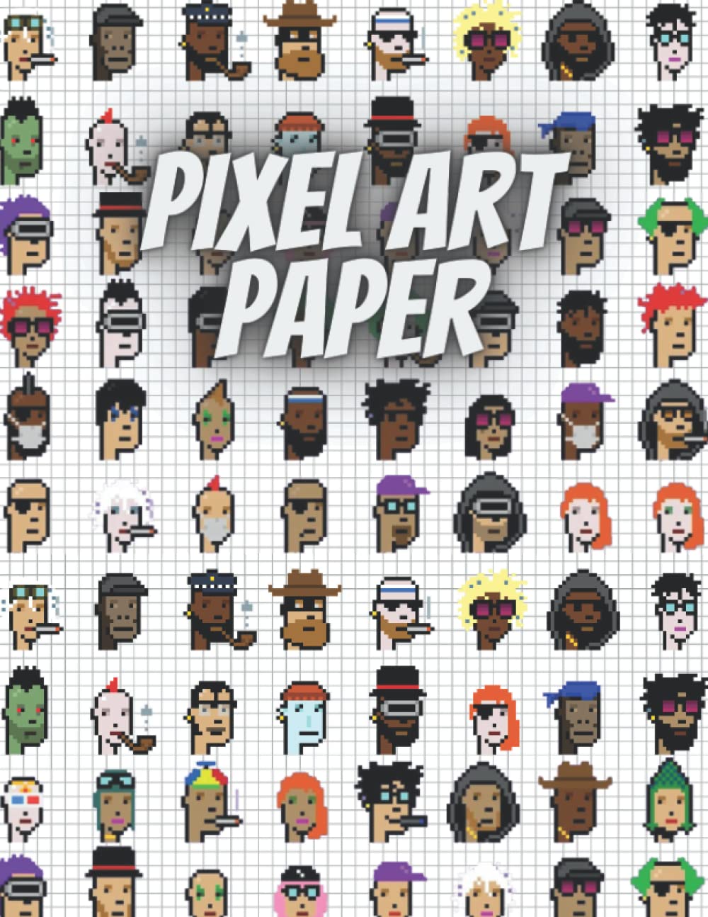 Buy Pixel Art Paper: Artist's Sketch Book: Pixel art grid for pixel ...