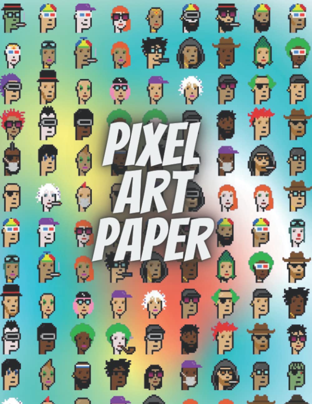 Buy Pixel Art Paper: Artist's Sketch Book: Pixel art grid for pixel ...