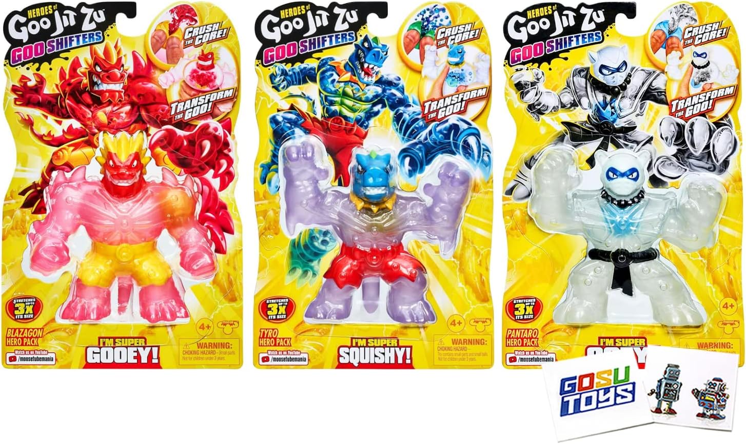 Heroes of Goo JIT Zu Goo Shifters 3 Pack Blazagon, Philippines | Ubuy