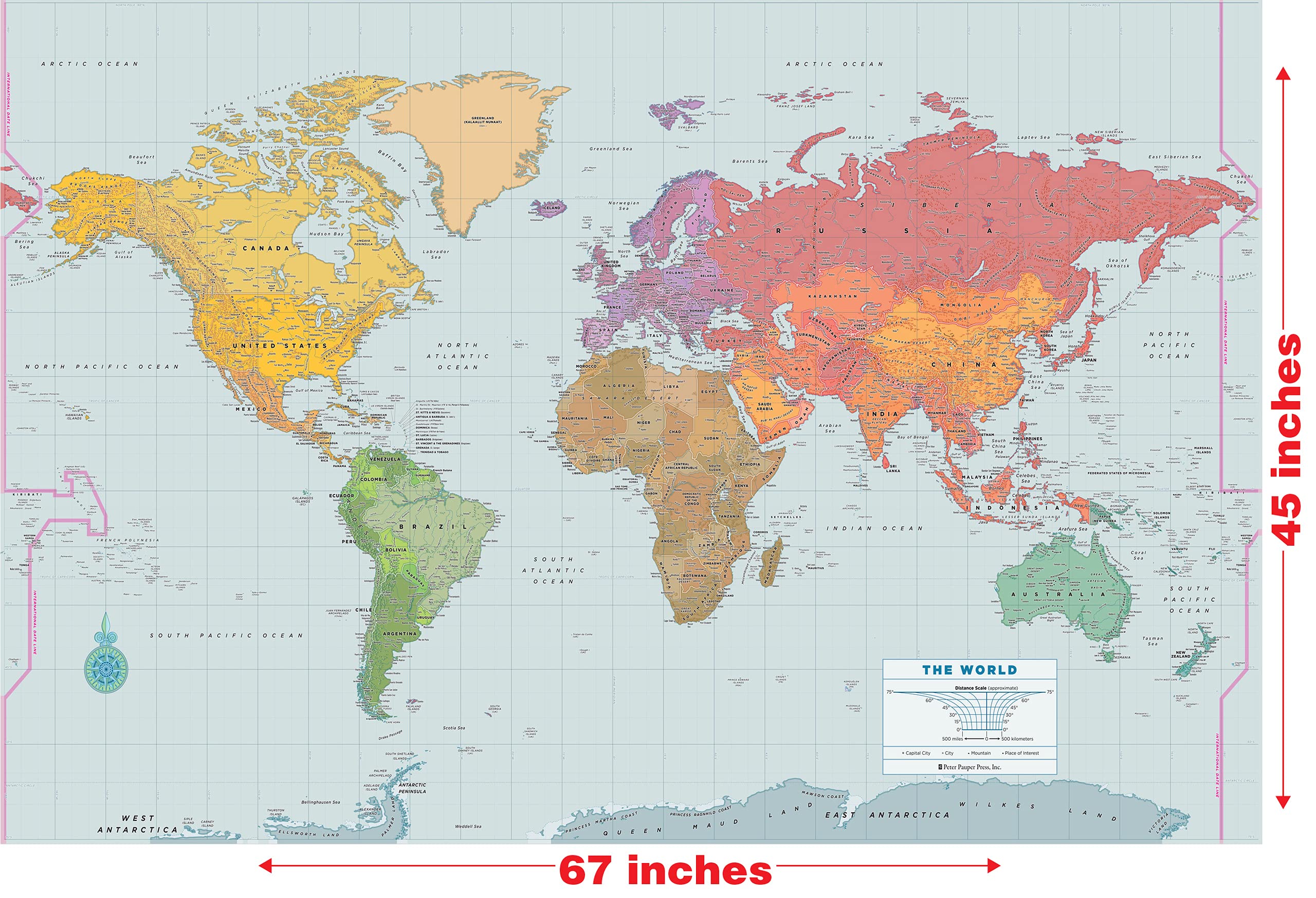 Large World Wall Map By The Future Mapping Company Ma - vrogue.co