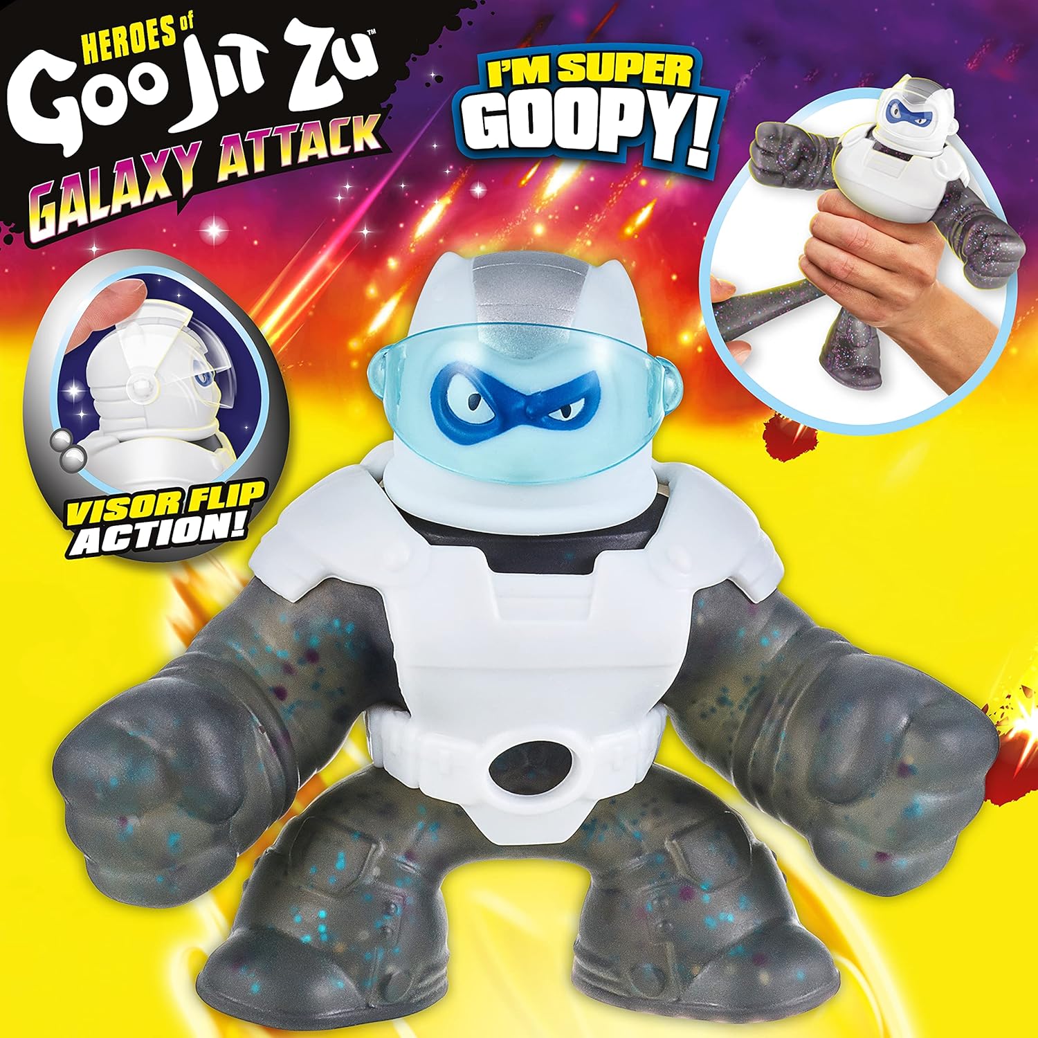 Heroes of Goo Jit Zu – Cosmic Pantaro figura de acción de Galaxy Attack ...