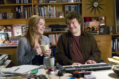 Kate Winslet and Jack Black in Liebe braucht keine Ferien (2006)