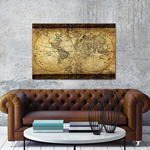 Vintage Wall Map Of The World | Browse Vintage Wall Map Of The World at ...