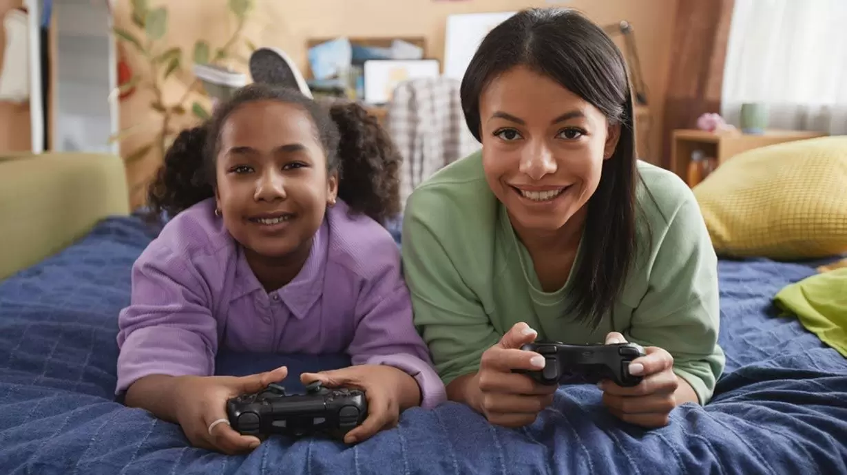 Mother And Daughter Gaming | Building Resilience